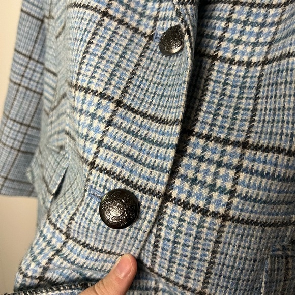 Talbots Plaid Blazer 16WP - Picture 4 of 10